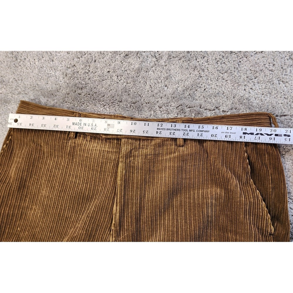 Ermenegildo Zegna Soft Pants Men's Brown  CashCo Hemmed - Picture 5 of 10
